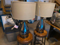 Two Glass Lamps