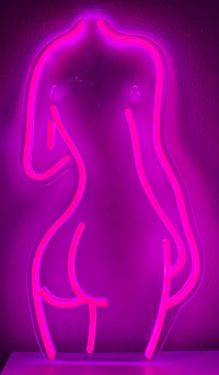 Lady Back Neon Signs LED Night Lights USB