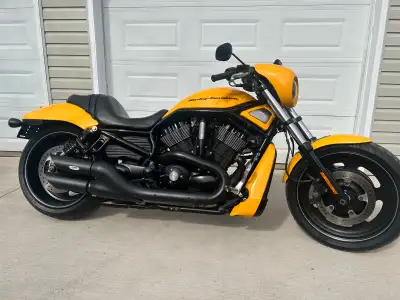 Absolutely gorgeous yellow and black 2011 Harley Davidson Vrod-Nightrod. Low mileage 15,863 miles. W...