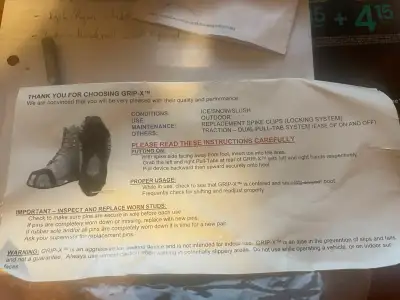 Large Size Strap On Winter Ice Walking Cleats, View more