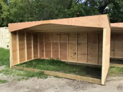 Shelters start at $895 All Plywood is premium 3/8 fir exterior grade (No spruce plywood) Roof is bui...
