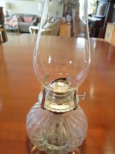 13 inches tall oil lamp $60 Deer Ridge S.E.