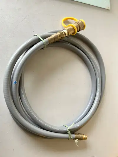 NATURAL GAS BBQ EXTENSION HOSE - BRASS FITTINGS-10' 6", View more
