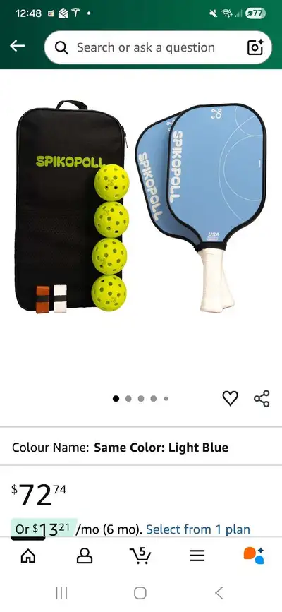 Spikepoll Pickleball Paddle, View more