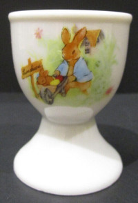 VINTAGE "LAURA SECORD" BUNNY EGGCUP, MINT CONDITION