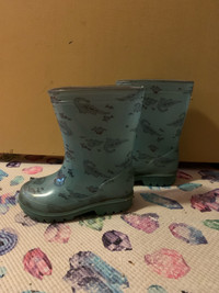 Toddler Dinosaur Rainboots - Size 7