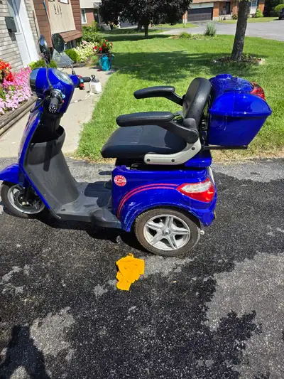 electric 3 wheel scooter blue , View more