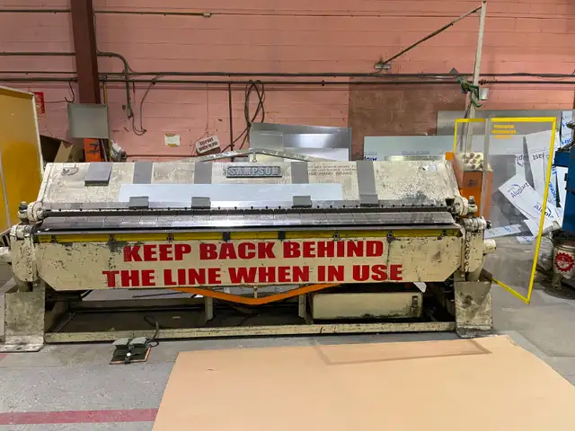 Sampson 10' Power Brake / Power Folder – Heavy Duty Industrial S