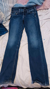 Silver blue jeans 