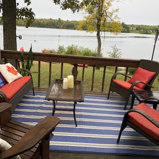 Charming waterfront cottage in Chichester, near Pembroke Ontario with three bedrooms and one bathroo...