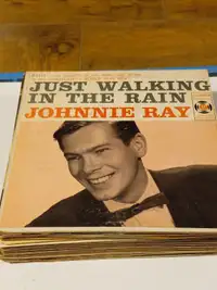 Vinyl Records 45 RPM Early Rock and Roll Johnny Ray Lot of 20