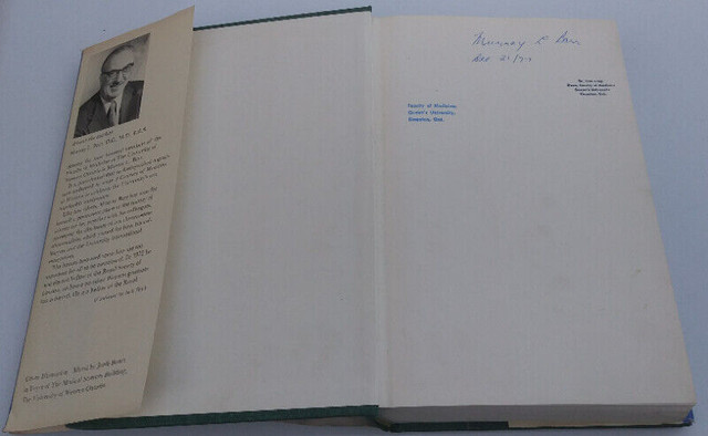 Dr. Murray L. Barr Signed Book University of Western Ontario in Non-fiction in Kingston - Image 3