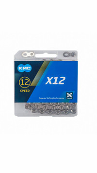 New KMC X12 12 Speed Bicycle Chain Nickel 126L Road Mountain