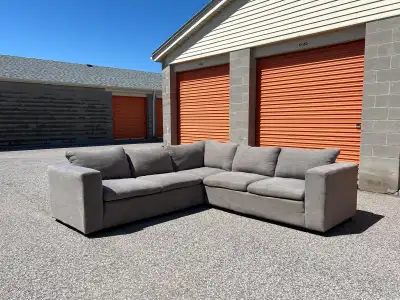 Grey Corner Sectional , View more