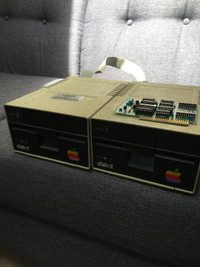 Dual Apple Disk II with card