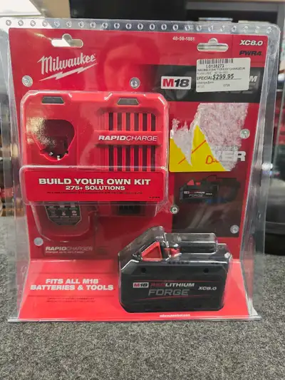 Milwaukee M18 Ensemble batterie et chargeur 48-59-1881, View more