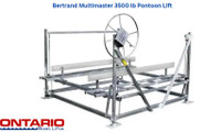Canadian-Made Pontoon Lift: Bertrand Multimaster 3500 lb - 2023