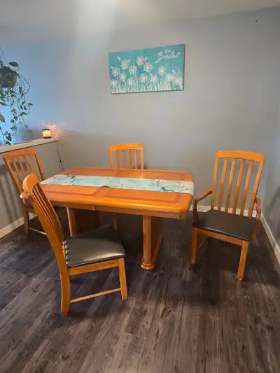 Solid wood dining table, View more