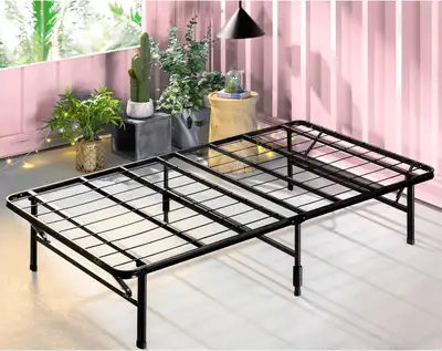 NEUF: Twin Bed Frame 14 inch SmartBase Box Spring Replacement, View more