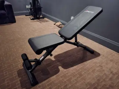 JOROTO Adjustable Workout Bench - Like New - Assembled, View more