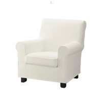 White armchair cover/ Ikea grondlid