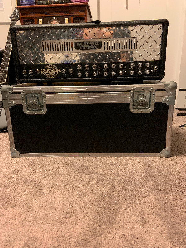 Mesa Boogie Triple Rectifier Half Stack Package With Road Case in Amps & Pedals in Calgary - Image 3