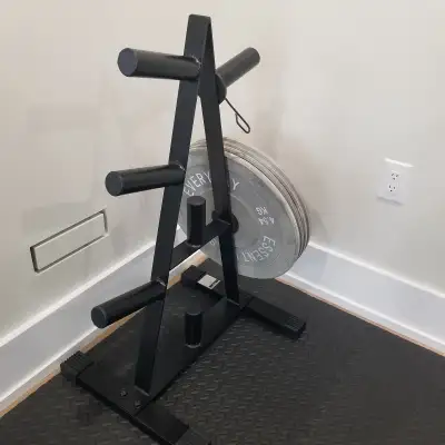 Weight plate tree stand, View more