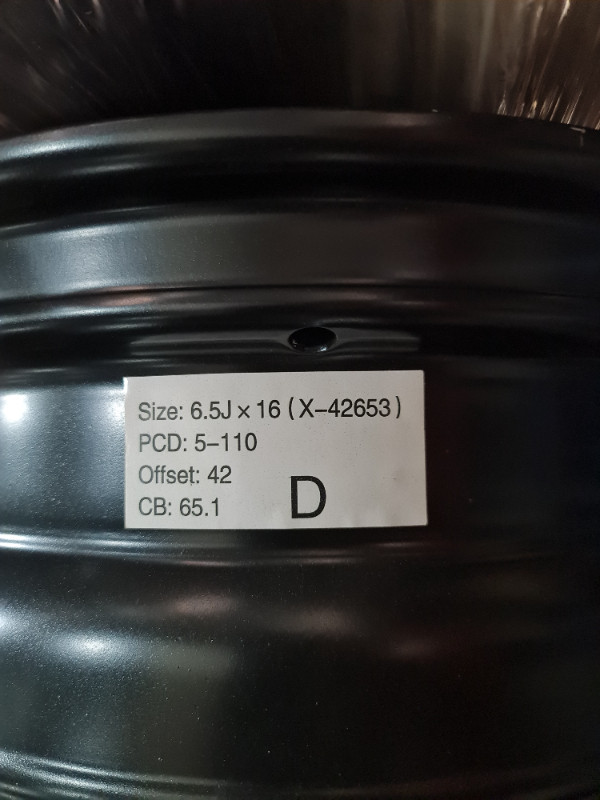 16 INCH 5x110 NEW Steel Wheels for sale $150 all 4 rim in Tires & Rims in Mississauga / Peel Region - Image 2