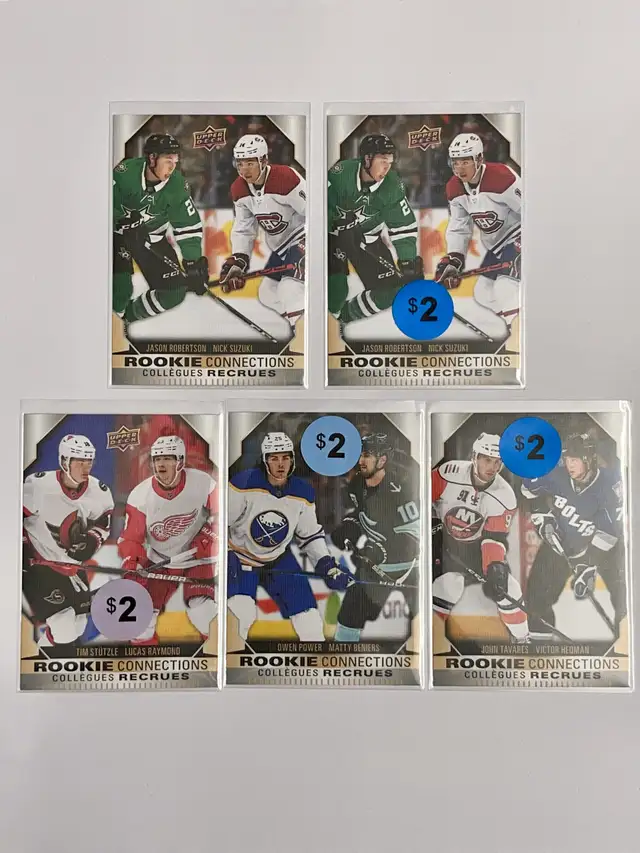 Tim Hortons NHL Cards 2023-2024 ROOKIE CONNECTIONS X5 NM-M in Arts & Collectibles in Hamilton - Image 2