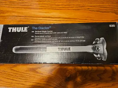 Brand new in the box. Got this as a warranty replacement. Bought a different model Thule while waiti...