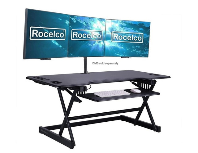 Rocelco 46" Height Adjustable Standing Desk Converter in Desks in Markham / York Region