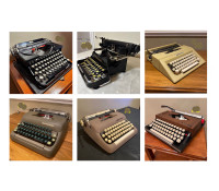 Vintage Portable Typewriter Collection- $150 and up- ex. cond.