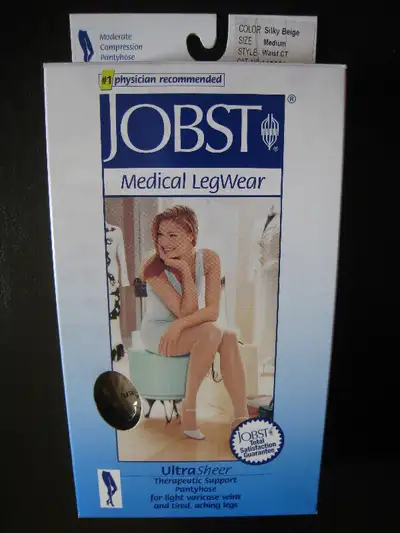 Jobst UltraSheer Compression Pantyhose – Size M, View more