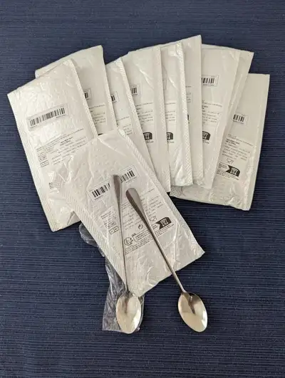 Long-handled spoons, metal spoons x20, View more