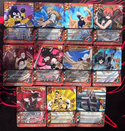  26 My hero academia TCG cards. , View more