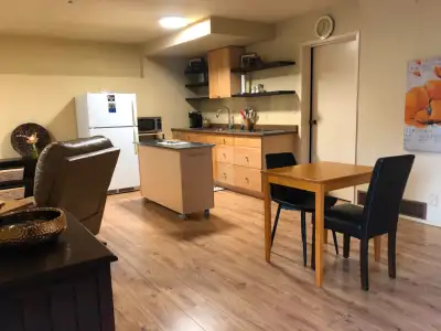 Fully furnished One Person bachelor suite The suite is perfect for 1 only, mature, working person Pr...