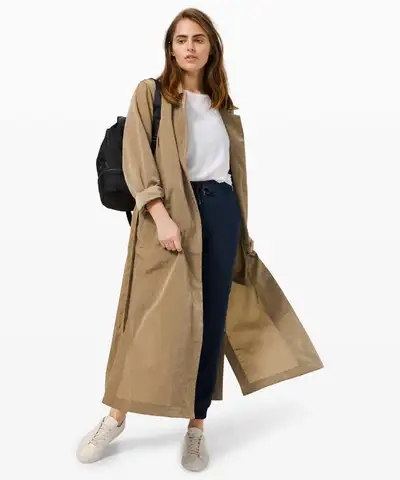 LULULEMON Women Always Effortless Trench Khaki Size 0, View more