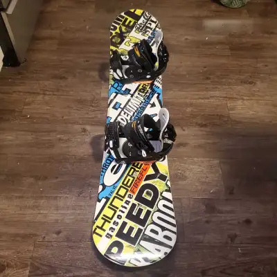 New 140cm Snowboard with Bindings , View more