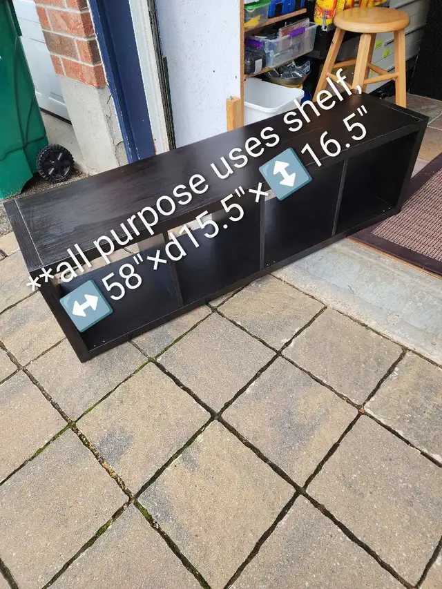 All purpose uses shelf unit/ TV bench/tower bookshelf ect.size  in Bookcases & Shelving Units in Kitchener / Waterloo - Image 3