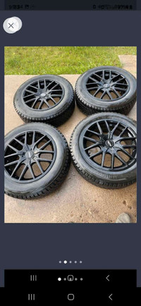 Winter tires and rims Blizzak 18x8.5 5-108/114.3