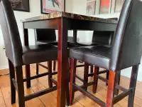Table and Four Chairs