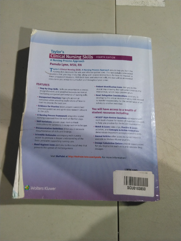 Clinical Nursing Skills 4th Edition in Textbooks in City of Toronto - Image 2