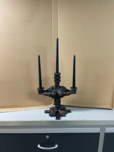 candelabras $40 each ( halloween props , real candles )