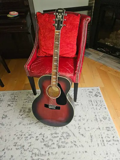 Yamaha FJ-645A acoustic guitar , View more