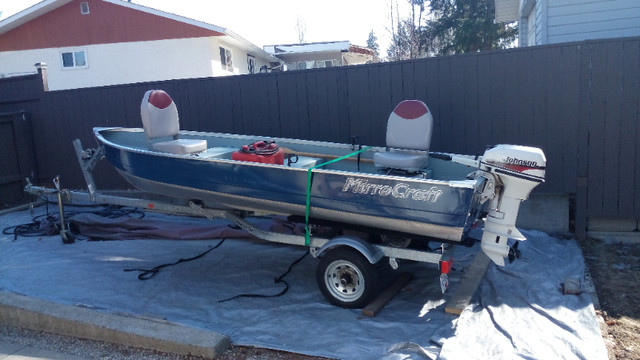 Aluminum Boat in Powerboats & Motorboats in Prince George