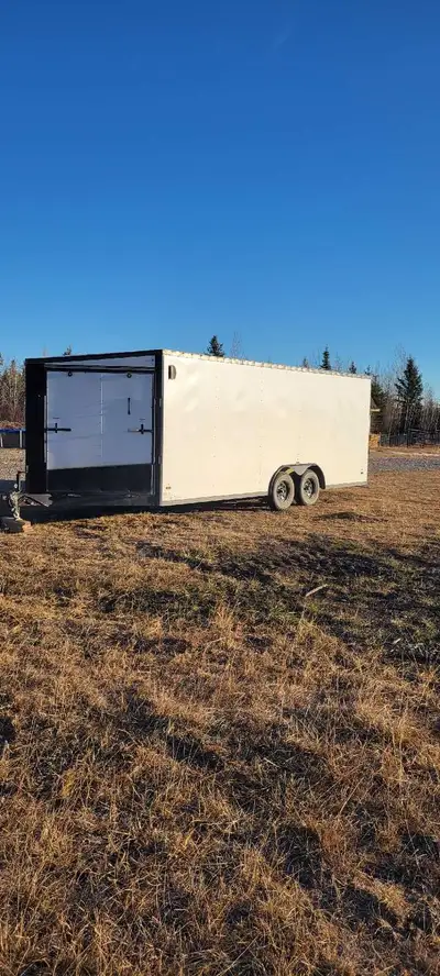 24' car hauler or toy hauler for sale. Would be perfect for quads or sleds with the pull through doo...