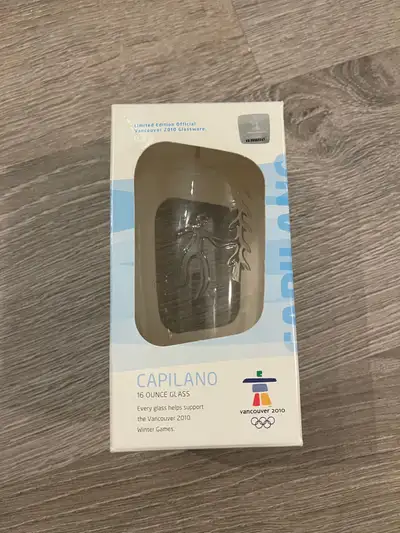 Vancouver 2010 WINTER OLYMPICS Capilano 16 ounce glass, LMTD ED, View more