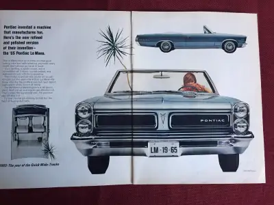 “Pontiac invented a machine that manufactures fun. Here’s the new refined and polished version of th...