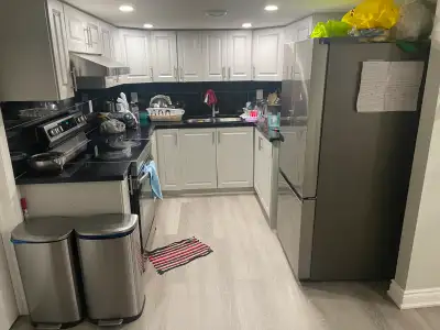 Almost new basement by Chinguacousy and Queen Available for Girls only Rooms for rent only, 2 girls...