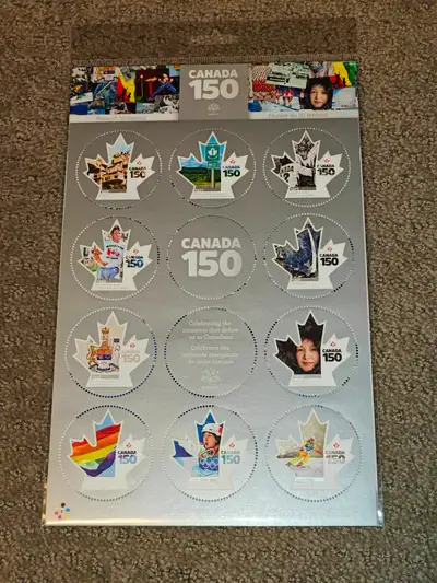 I am selling a 2017 Canada 150 Commemorative Stamp Pane in excellent condition. A pristine, unmounte...